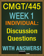 CMGT/445 Week 1